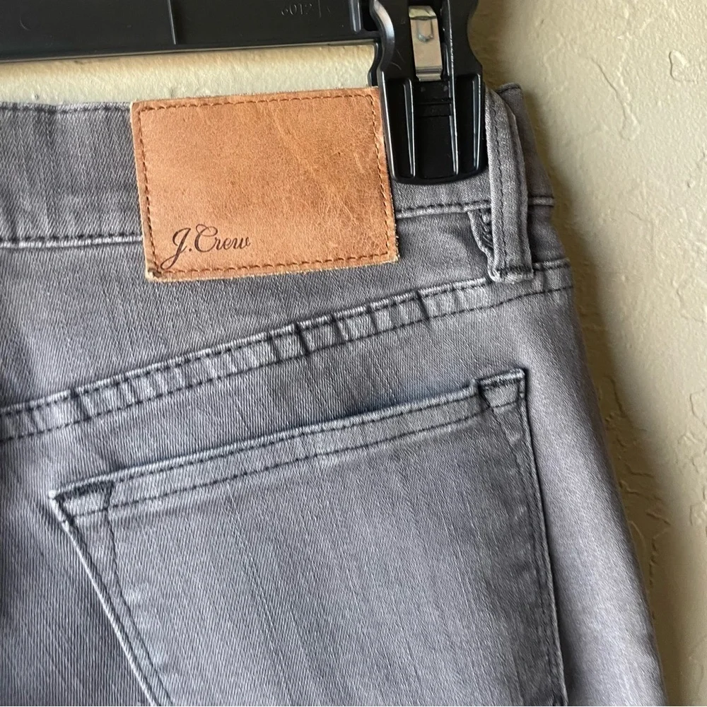 J.CREW Toothpick‎ Gray Skinny Stretchy Jeans Size 26